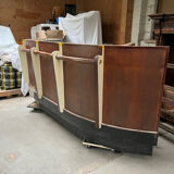 1950s oak and Formica bar