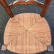 Chaise basse paillee dite chauffeuse
