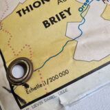 Carte de France pédagogique réversible, MDI, 1968, "Industries métallurgiques", "Sources d'énergie"