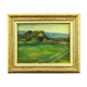 Huile sur panneau bien encadrée