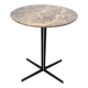 Table ronde TACCHINI Split Ø70 en marbre brun