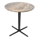 Table ronde TACCHINI Split Ø70 en marbre brun