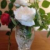 Bohemian crystal vase