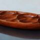 Mid Century Teak Bowel by Laur Jensen Odense Dish Server