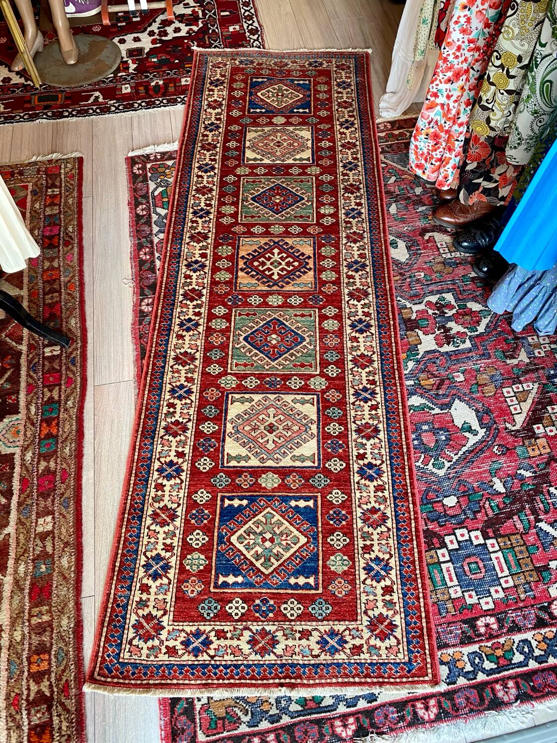 Hallway rug 243x76 cm.