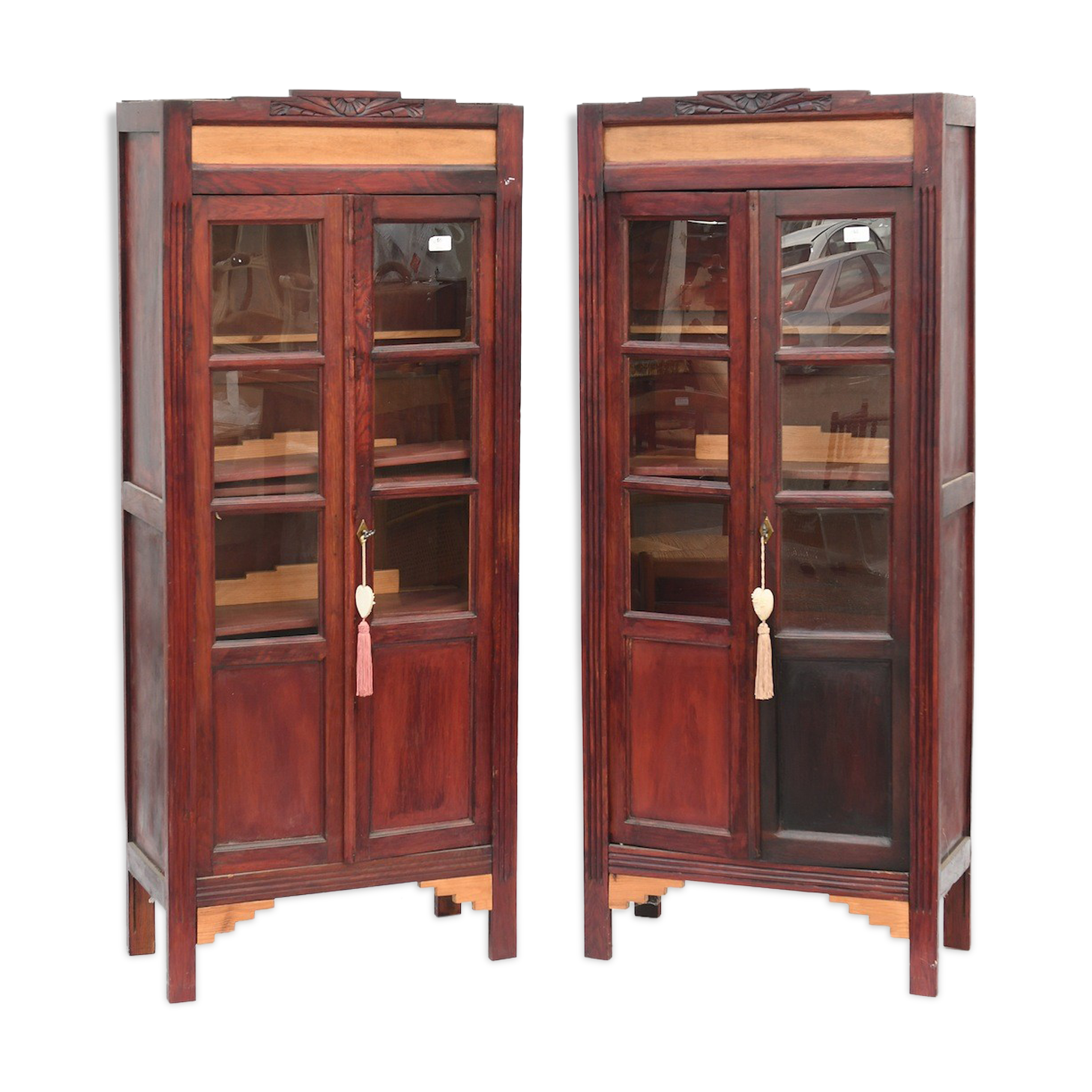 Pair of Art Deco libraries