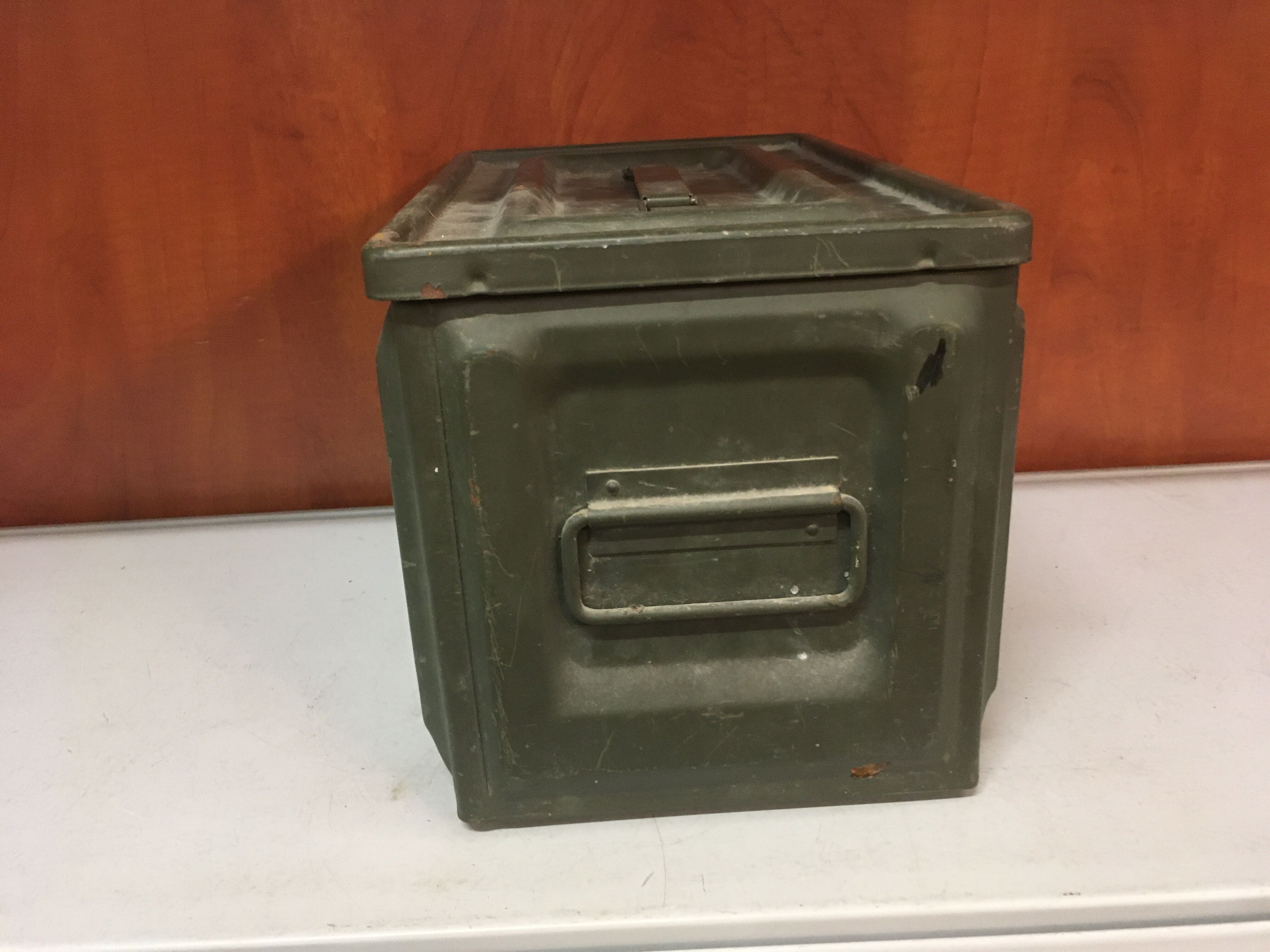 military box vintage ammunition box