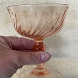 6 Rosaline Luminarc champagne coupes