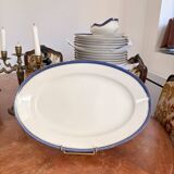 Antique Oval Dish 40x27cm Limoges Porcelain Betoule & Legrand