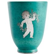Vase Wilhelm Kage "argenta" for Gustavsberg Sweden 1945