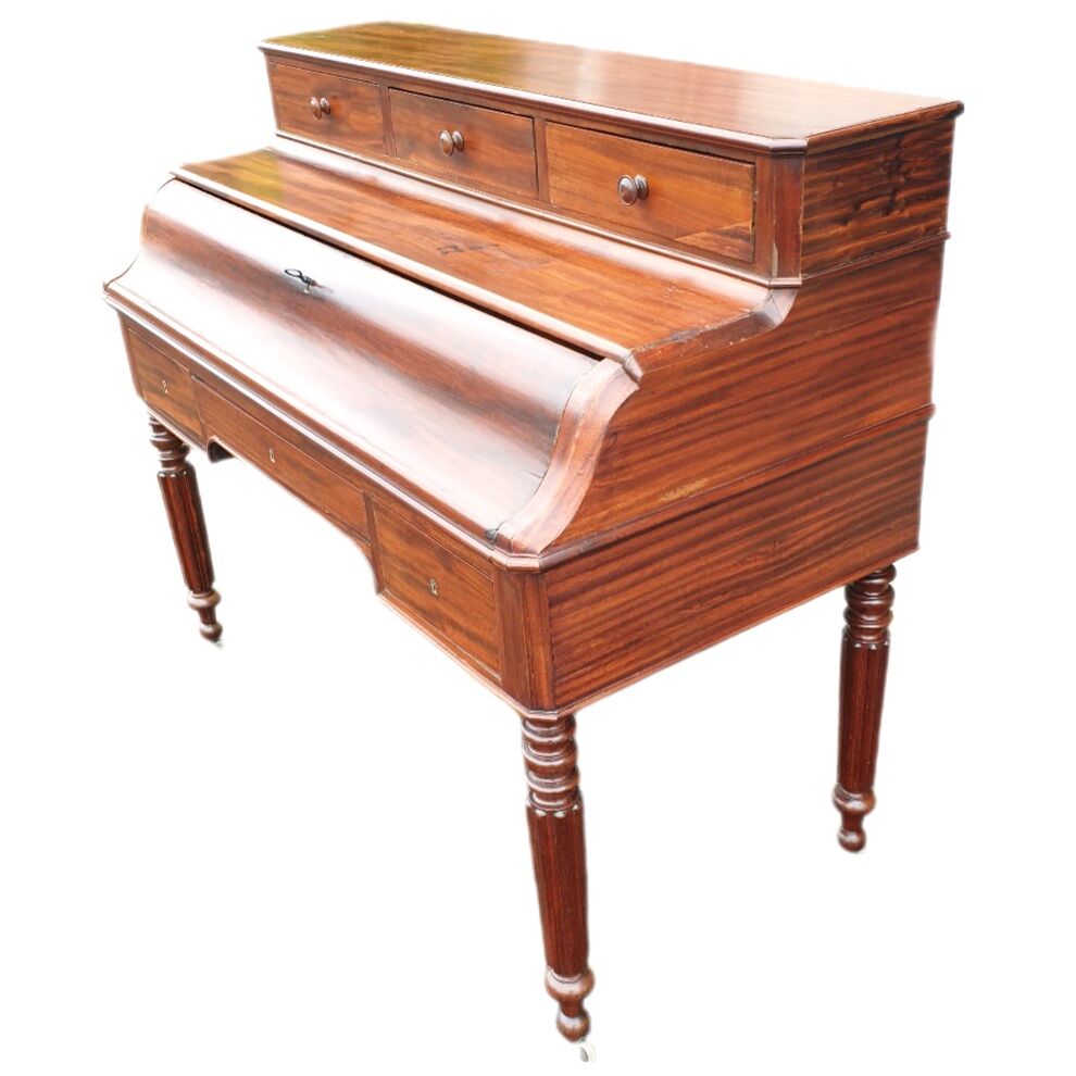 Bureau piano à gradins Louis Philippe en acajou