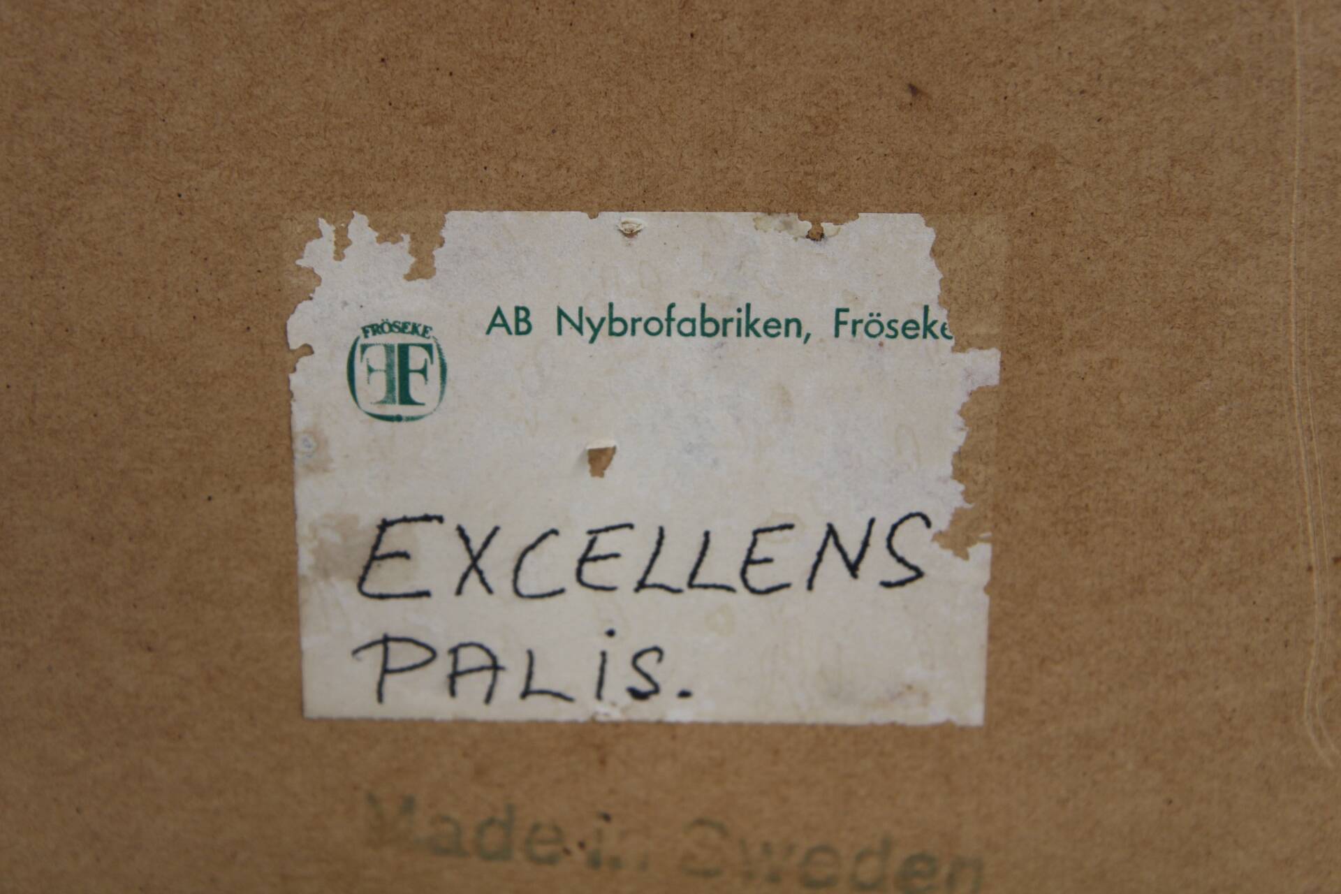 Scandinavian rosewood mirror "exellens", Fröseke, Sweden, 1960 - 126x100cm