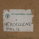 Scandinavian rosewood mirror "exellens", Fröseke, Sweden, 1960 - 126x100cm