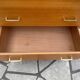 Vintage chest of drawers with compass feet