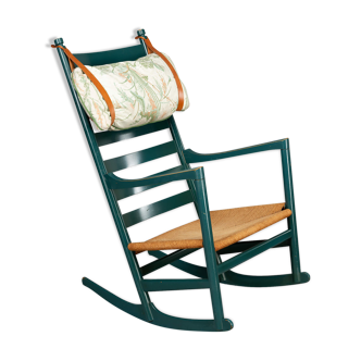 Rocking-chair par Hans J Wegner pour Tarm Stole Mobelfabrik, années 1960