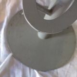 Tabouret haut acier et skaï