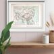 Old map of Asia 1887 – Vintage geographical map