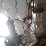 Candle lamp and grapevines