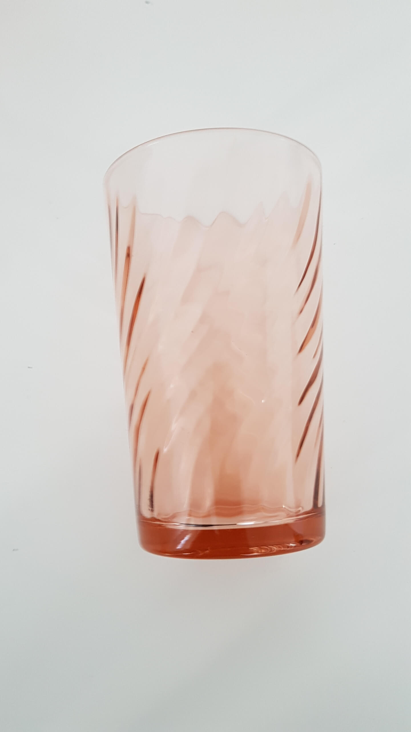 Lot de 6 verres rosaline arcoroc - vintage