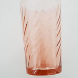 Set of 6 rosaline arcoroc glasses - vintage
