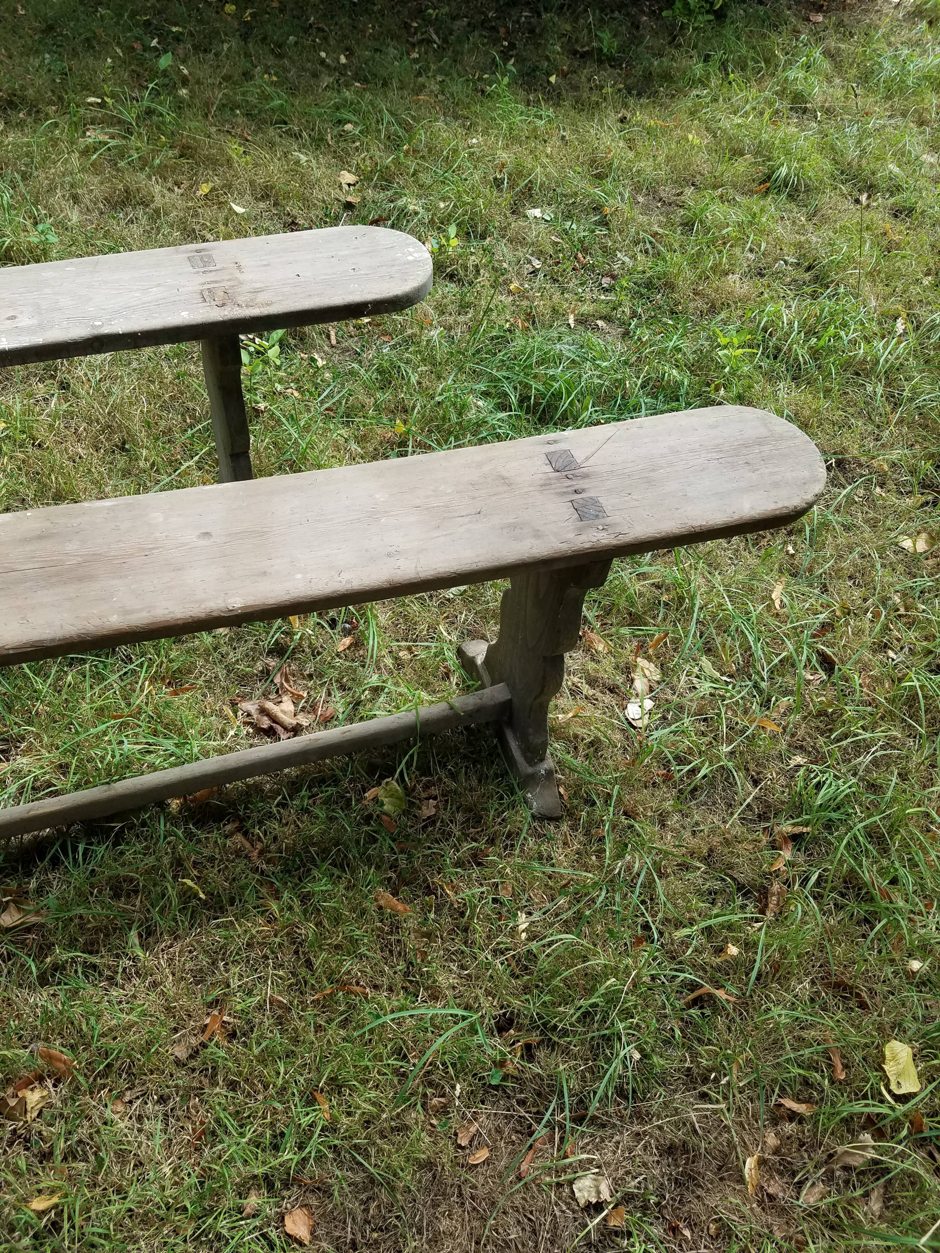 2 farm benches
