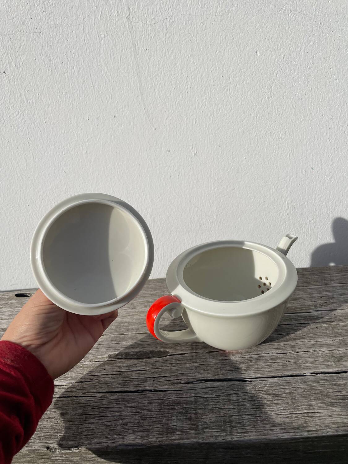 Limoges porcelain teapot 1970