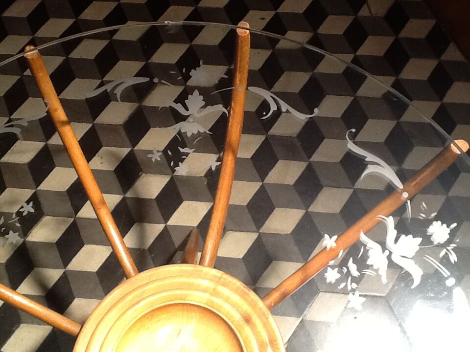 Elegant table "spider" vintage