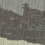 Sudden Shower Over Ohashi Bridge and Atake_Utagawa Hiroshige