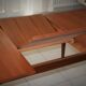 Table design scandinave en teck