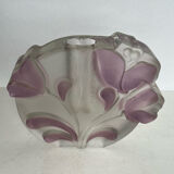 Vase en verre duoflore