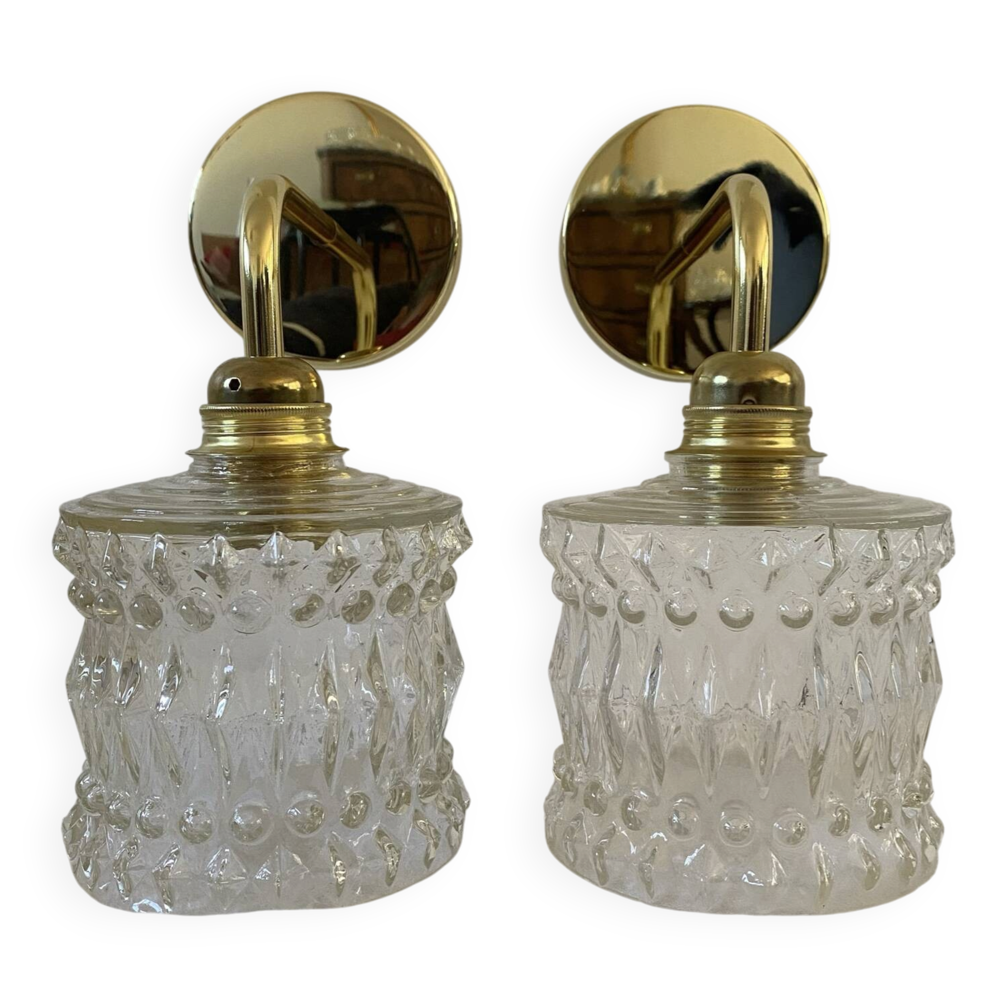 Pair of vintage wall lights
