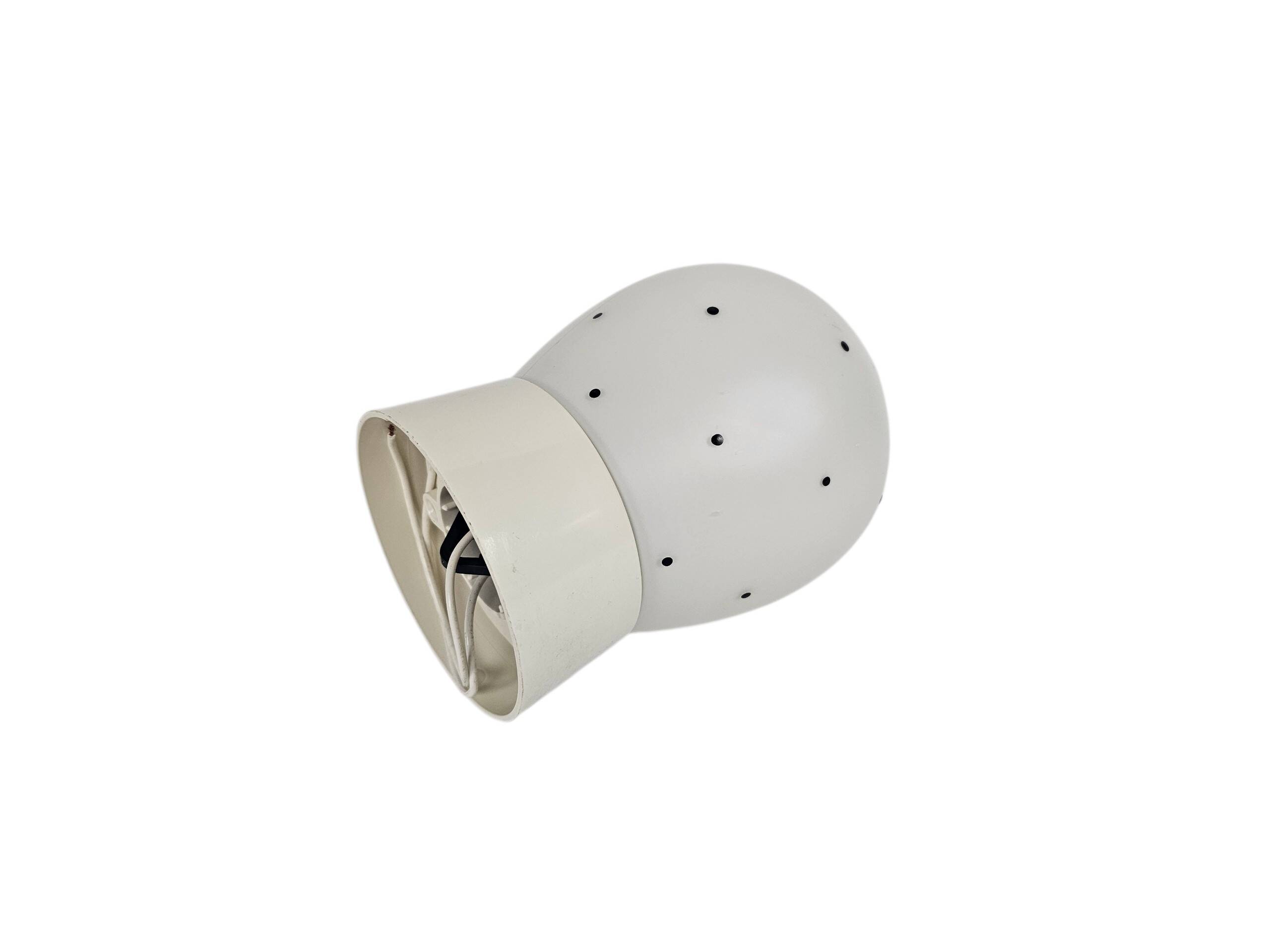 Philips - Flush Mount - Ceiling Light - Dot Pattern - Opaline - 1950s