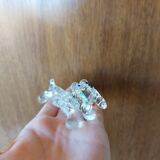Porte-couteaux chiens en cristal