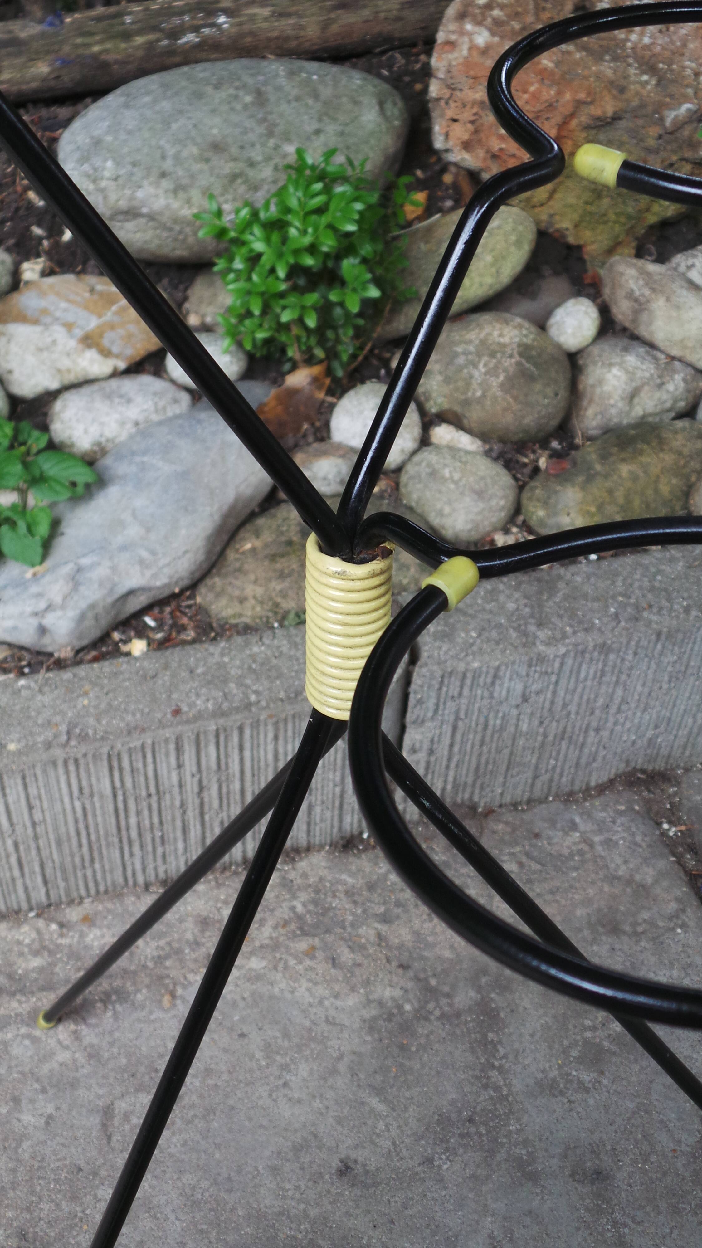 Porte pots scoubidou vintage