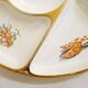 Appetizer plate, seaside design, Gien earthenware, 1960
