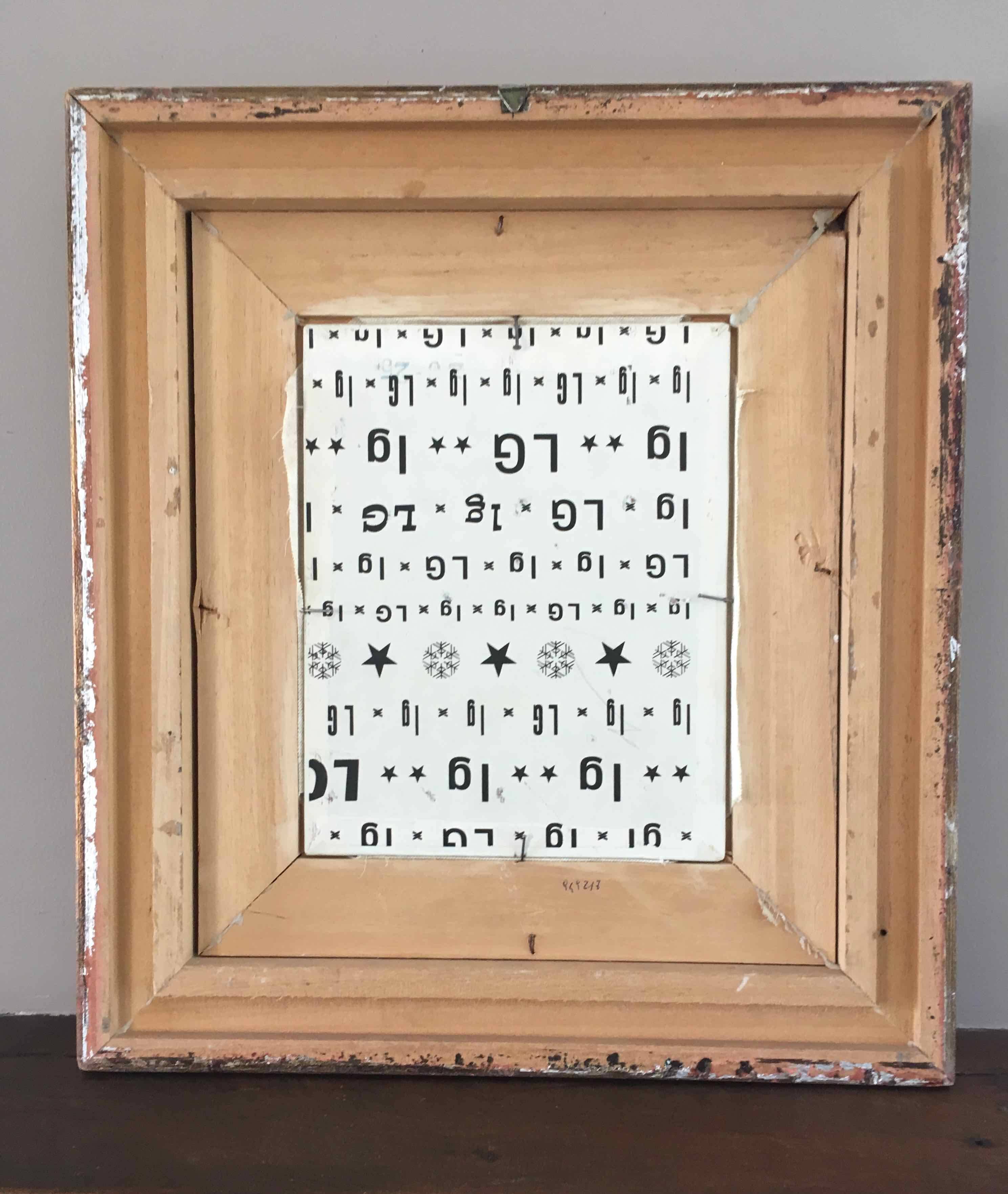 Tableau ancien portrait de fillette