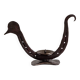 Zoomorphic wrought iron candle holder, France, 1950s