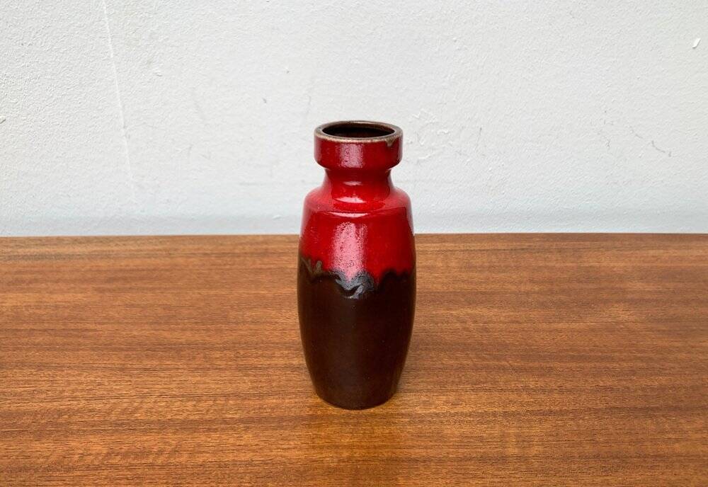 Mid-Century Fat Lava vase in ceramic WGP by Scheurich, West Germany, 1960s.