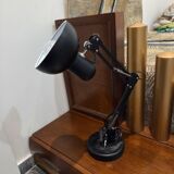 Vintage articulated black lamp