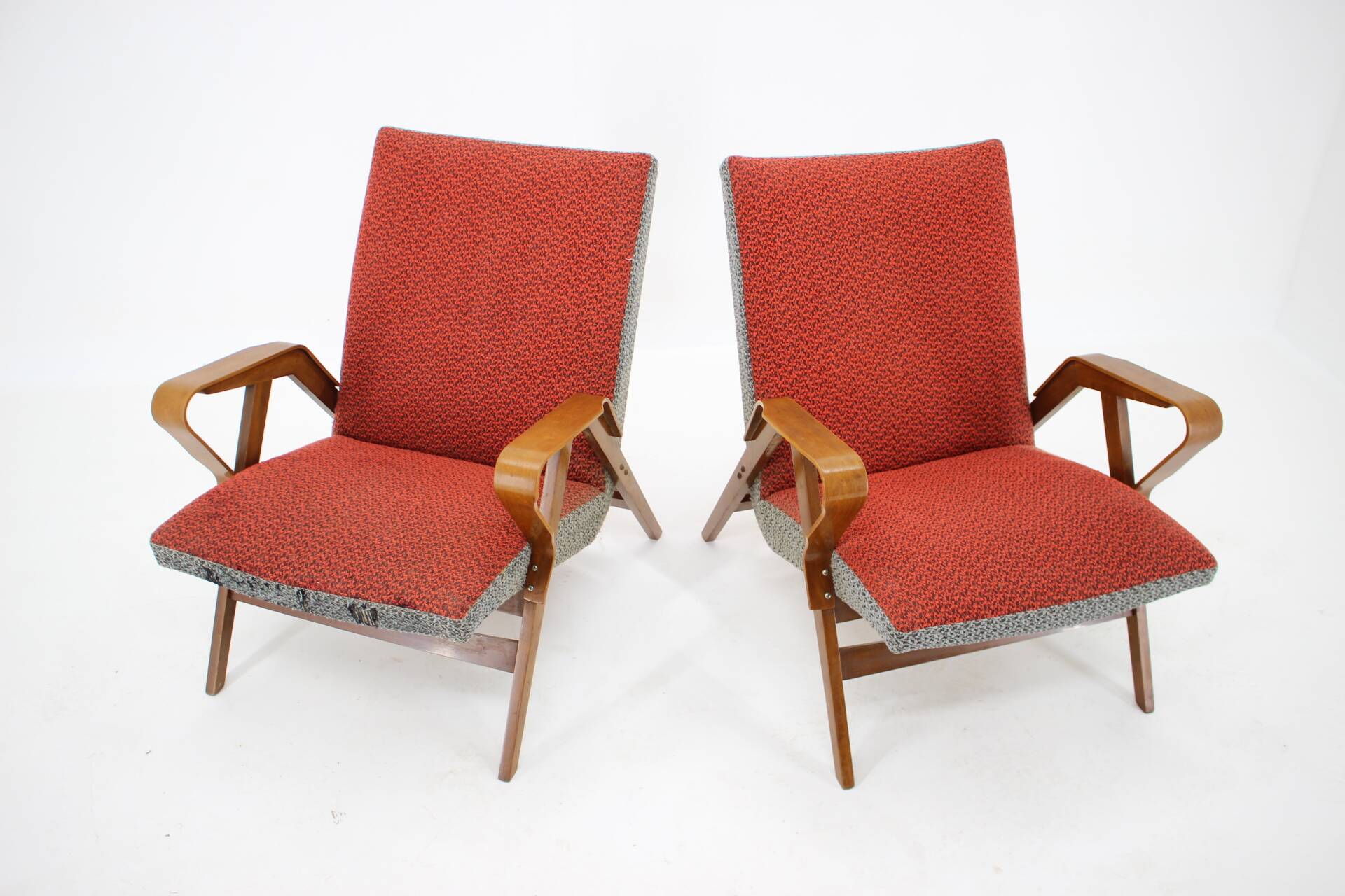 1960s Pair of Tatra Armchairs, Czechoslovakia