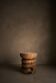 ZARA stool in hand-carved solid recycled teak