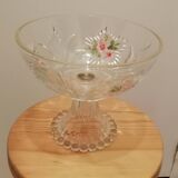 Vintage glass fruit bowl