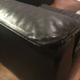 Vintage leather fireside chair