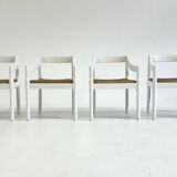 Set of 4 Carimate chairs by Vico Magistretti