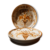 Set de 4 assiettes bretonnes en grès Keraluc