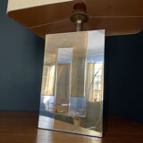 Table lamp Philippe Jean gold and chrome 1970