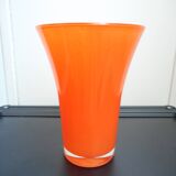 Orange vase vintage