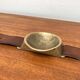 Mid-Century Bronze and Leather Armrest Bowl or Ashtray, 1960s