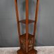 Large Cherry & Walnut Stool, Asian style – Early 20th century