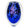 Murano Vase Sommerso Bullicante Cobalt Blue 1960s